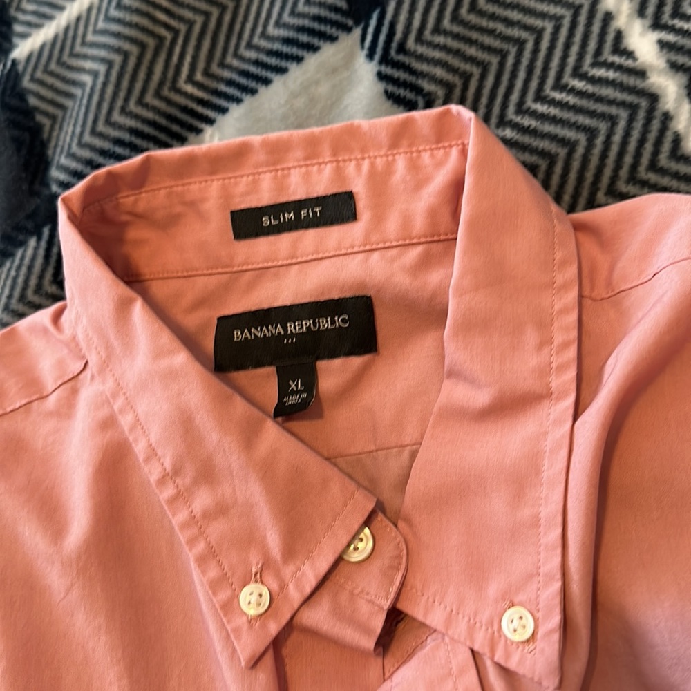 Pink button up - Picture 3 of 3